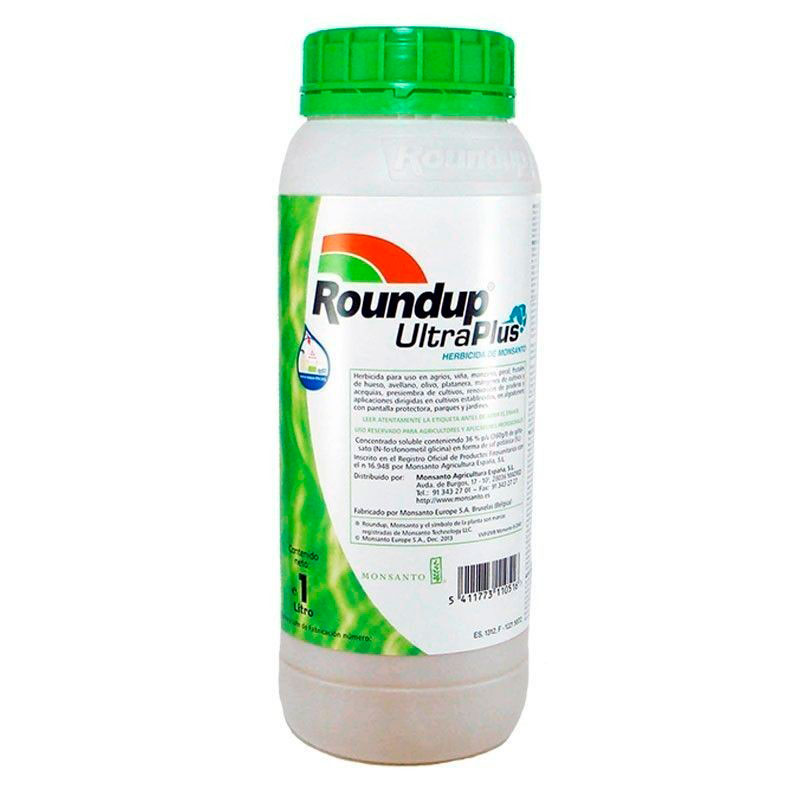 Herbicide Glyphosate Roundup Ultraplus 1L – JardinProtection